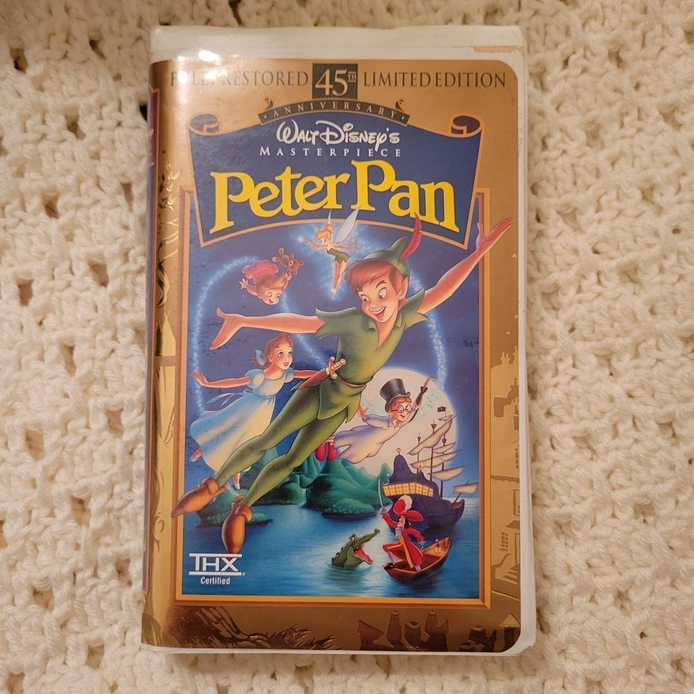 Peter Pan 45th Anniversary VHS Tape
